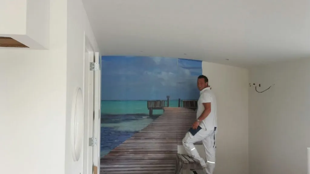 Aan het werk